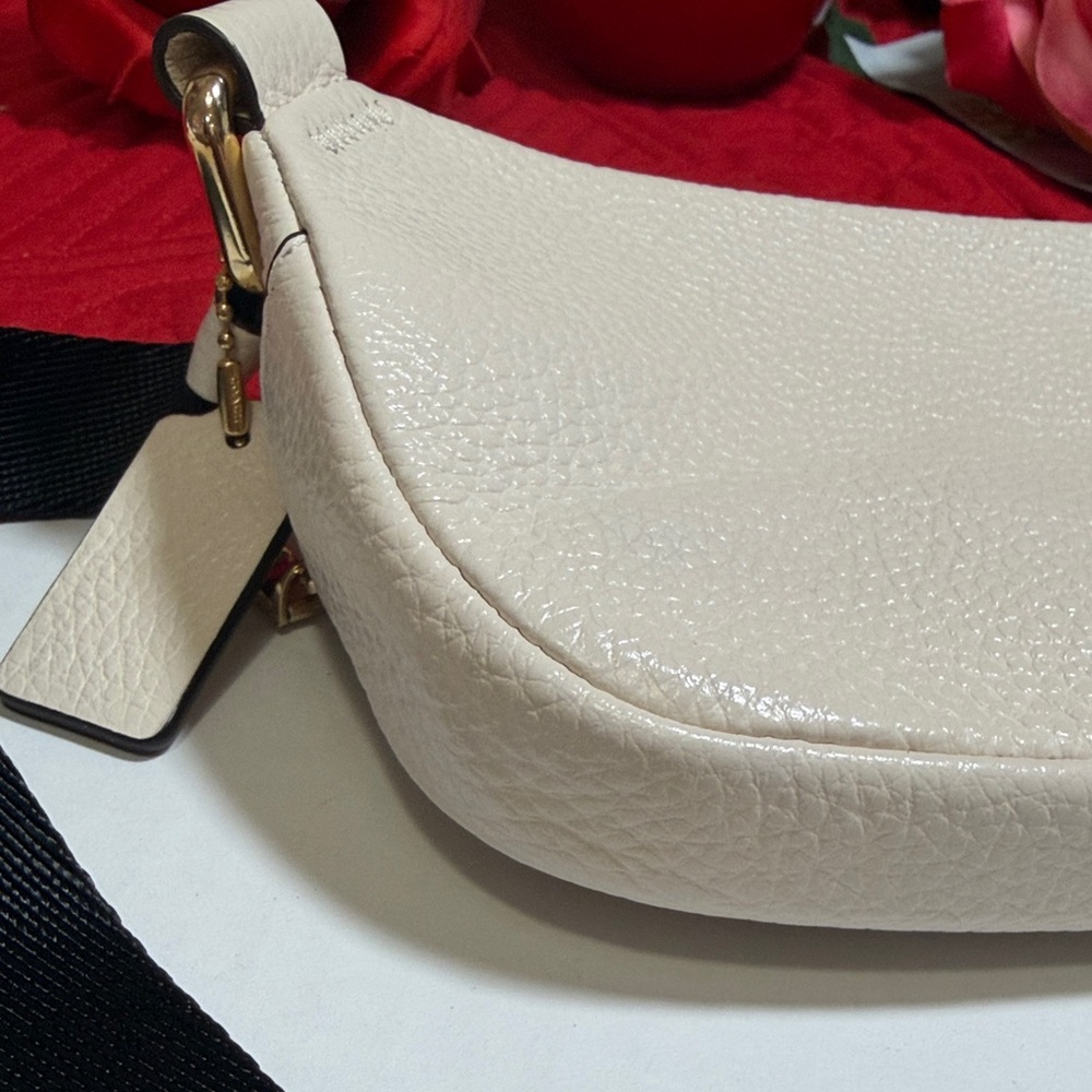 Coach Ivory Belt Bag with Gold Accents - Picture 6 of 9
